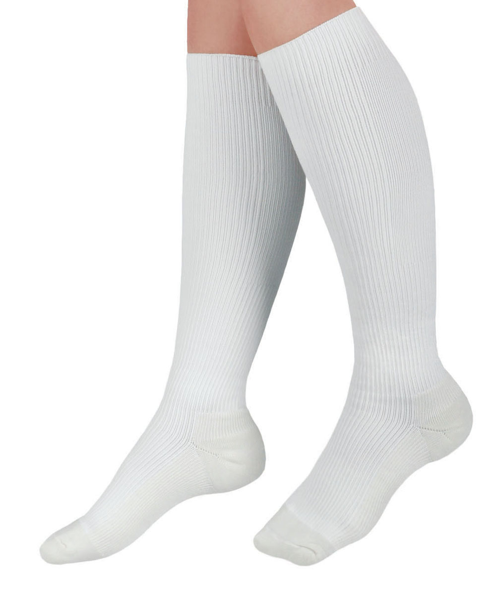knee length socks white